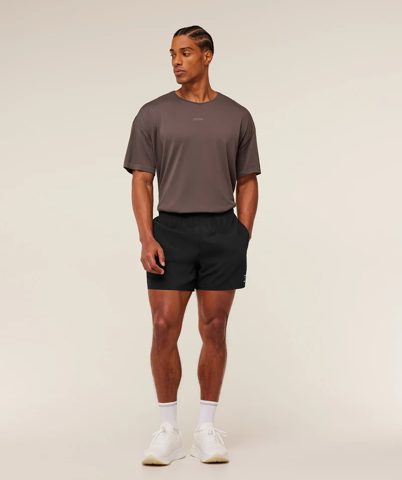 Gymshark Distance Seamless T-Shirt - Cool Brown