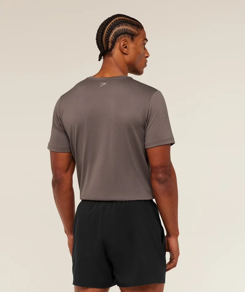 Gymshark Built For More T-Shirt - Cool Brown