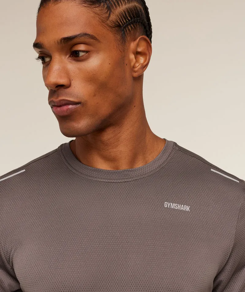 Gymshark Built For More T-Shirt - Cool Brown