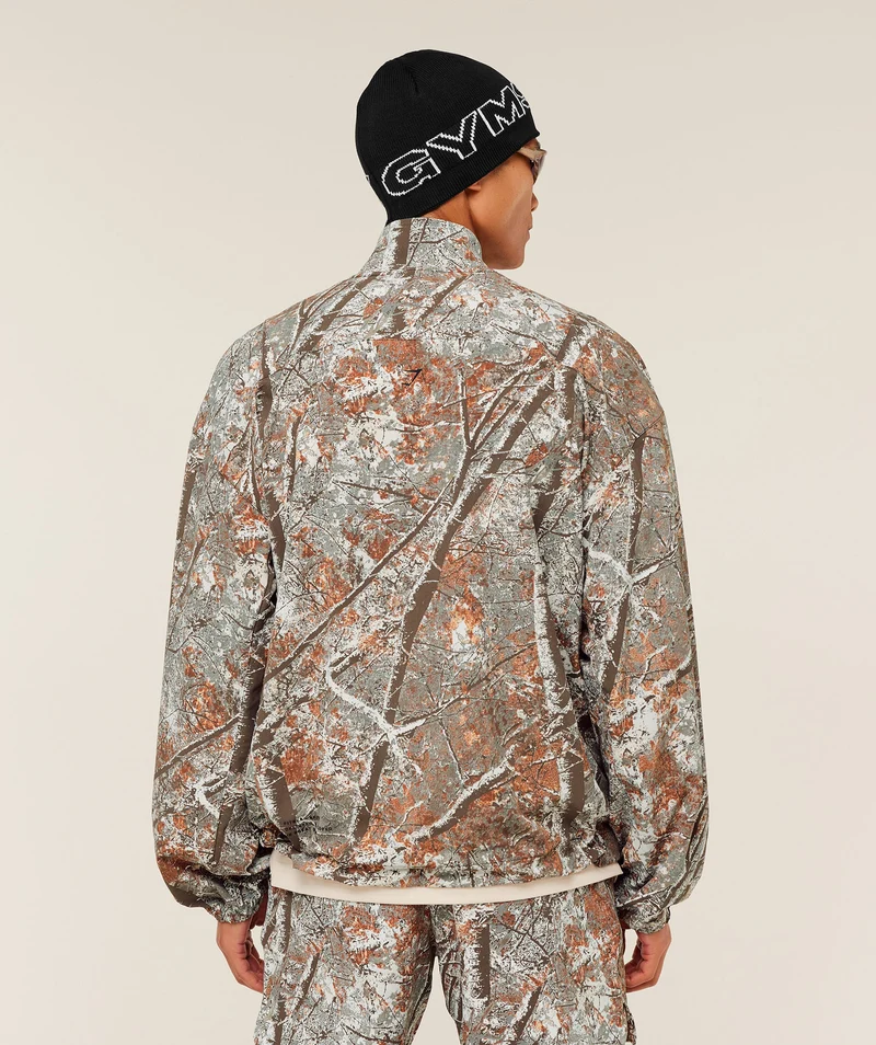 Gymshark Tactical Shell 1/4 Zip - Linen Brown