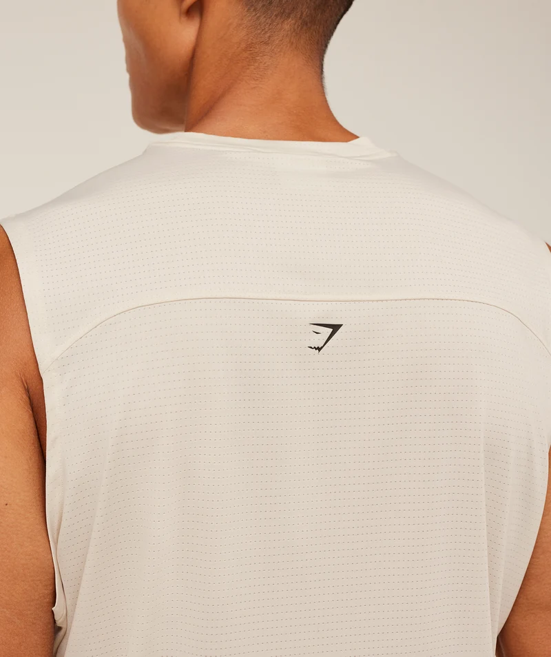 Gymshark Tactical Tank - Oat White