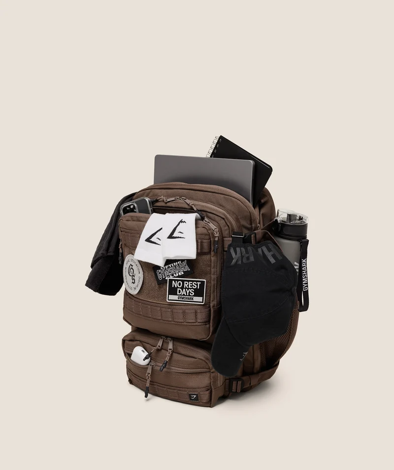 Gymshark Tactical Backpack - Soft Brown