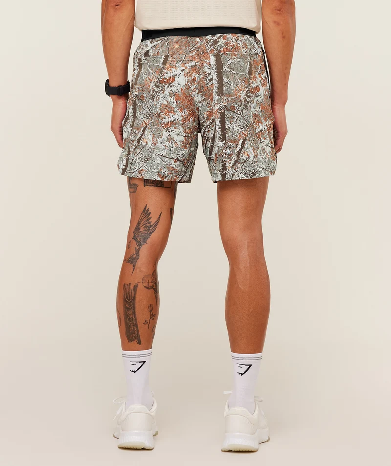 Gymshark Tactical 6" Shorts - Linen Brown