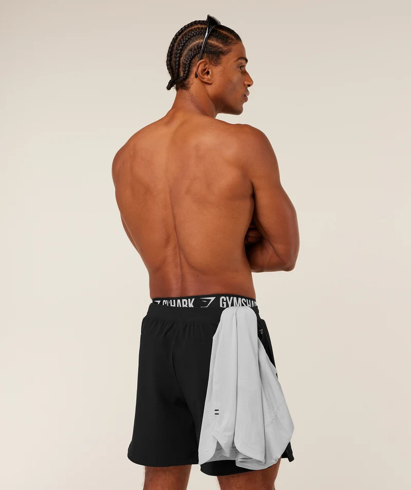 Gymshark Tactical 6" Shorts - Black