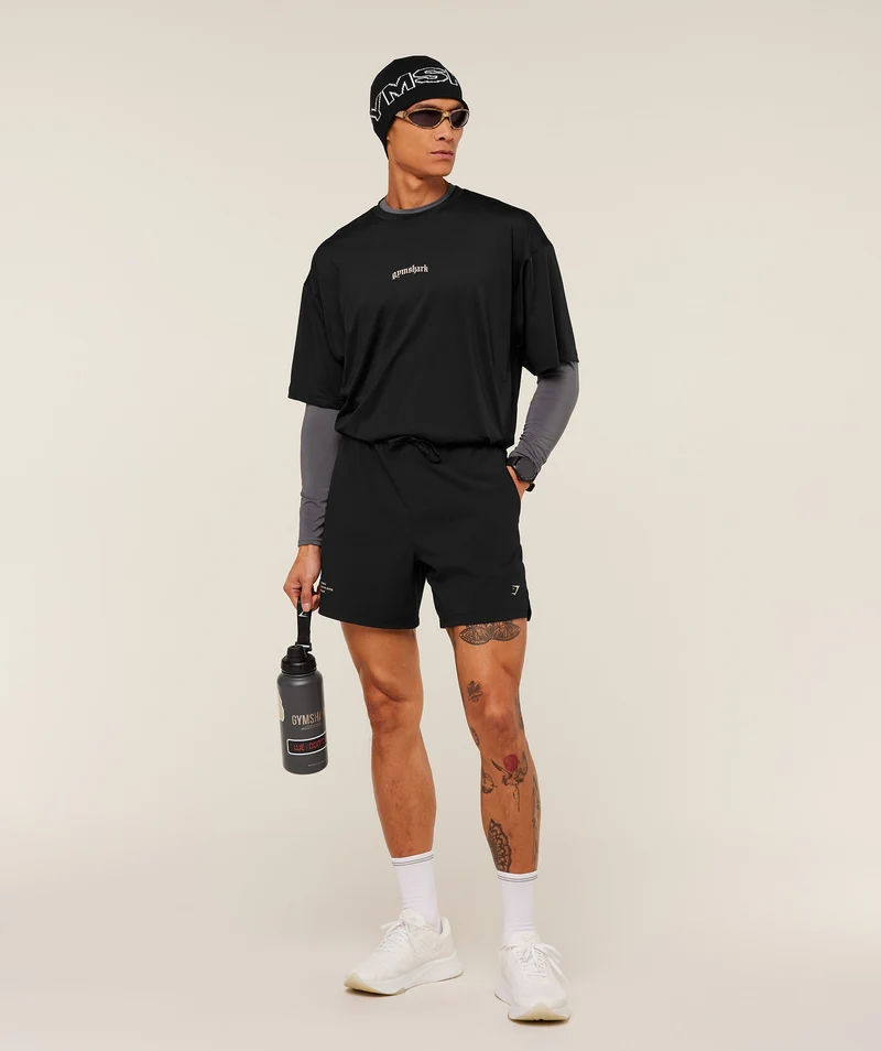 Gymshark Tactical Oversized T-Shirt - Black