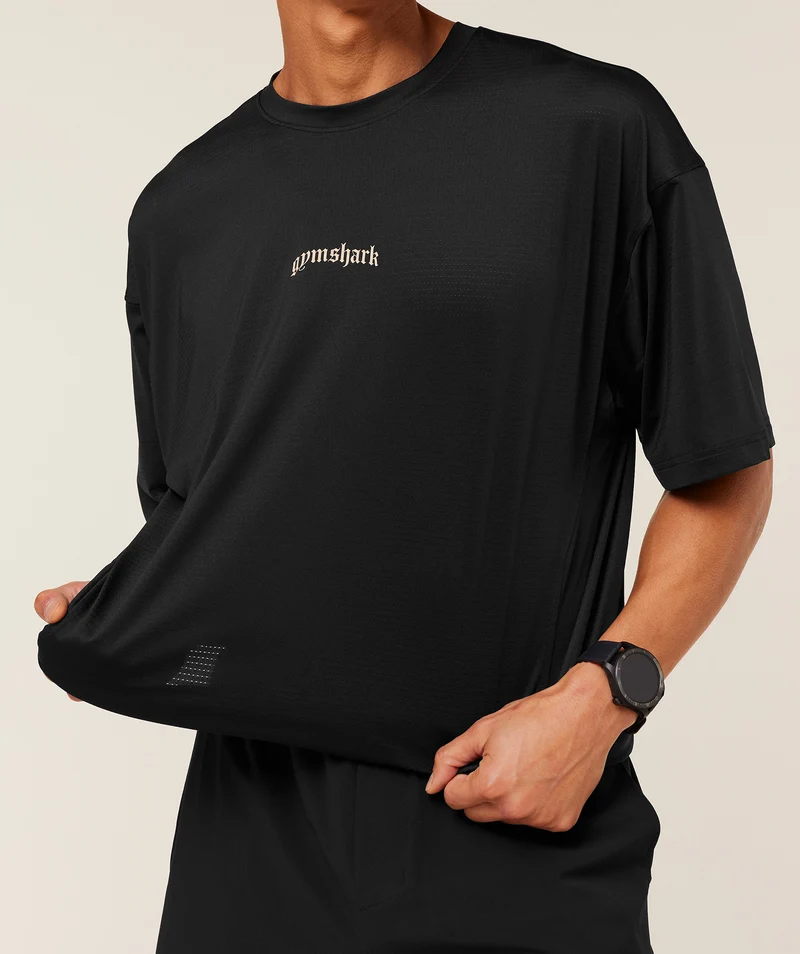 Gymshark Tactical Oversized T-Shirt - Black