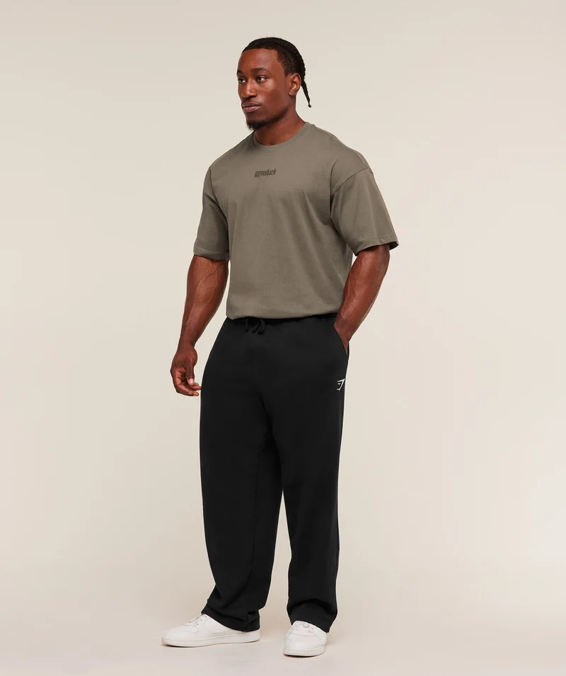 Gymshark Olde English T-Shirt - Camo Brown