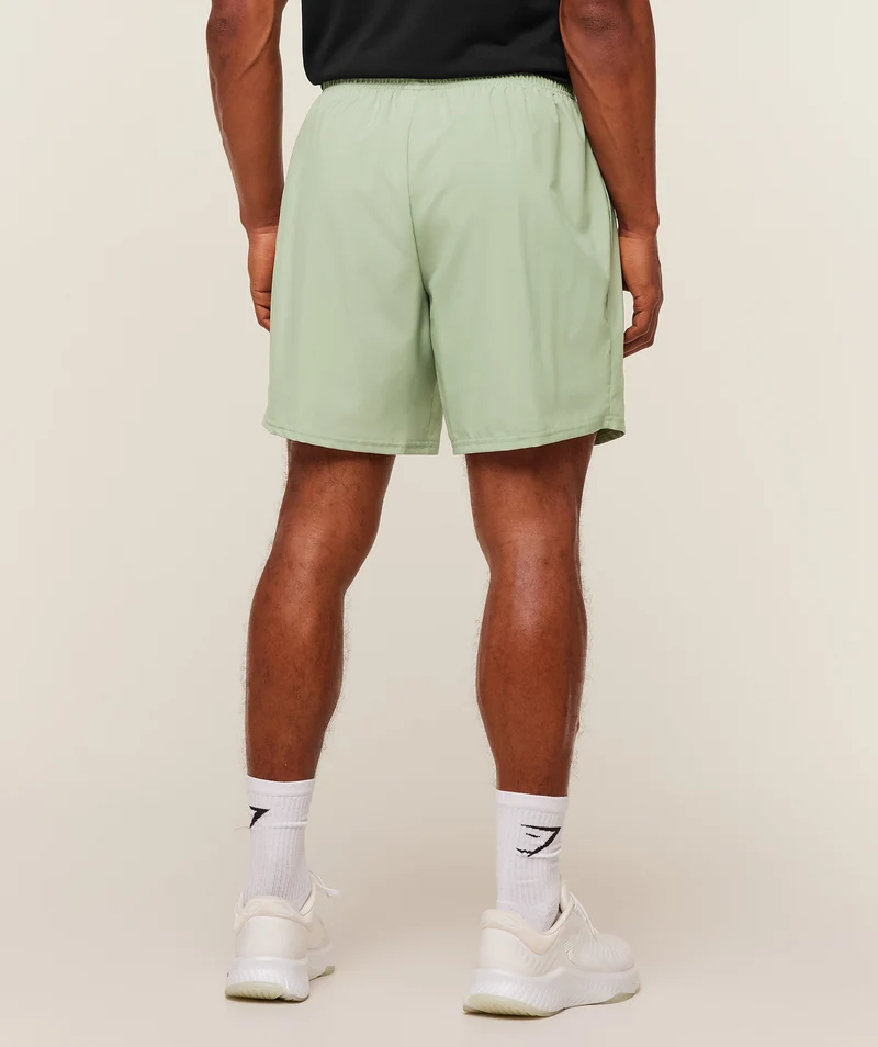 Gymshark Arrival 7" Shorts - Haze Green