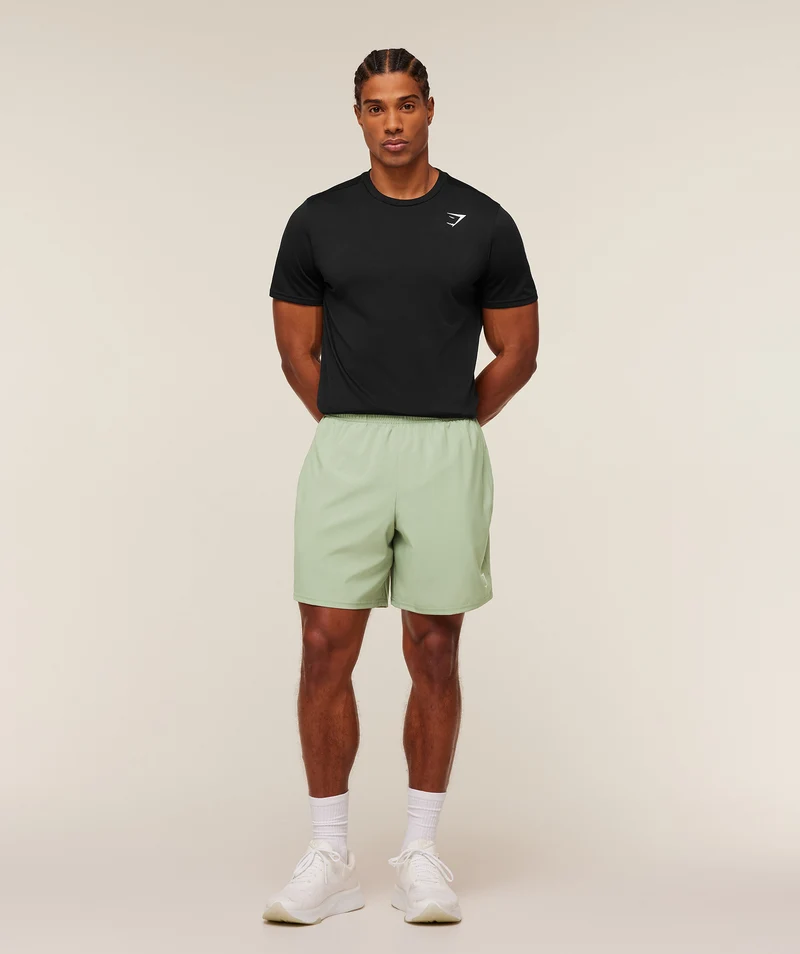 Gymshark Arrival 7" Shorts - Haze Green