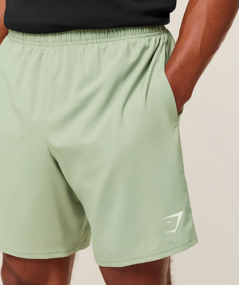 Gymshark Arrival 7" Shorts - Haze Green