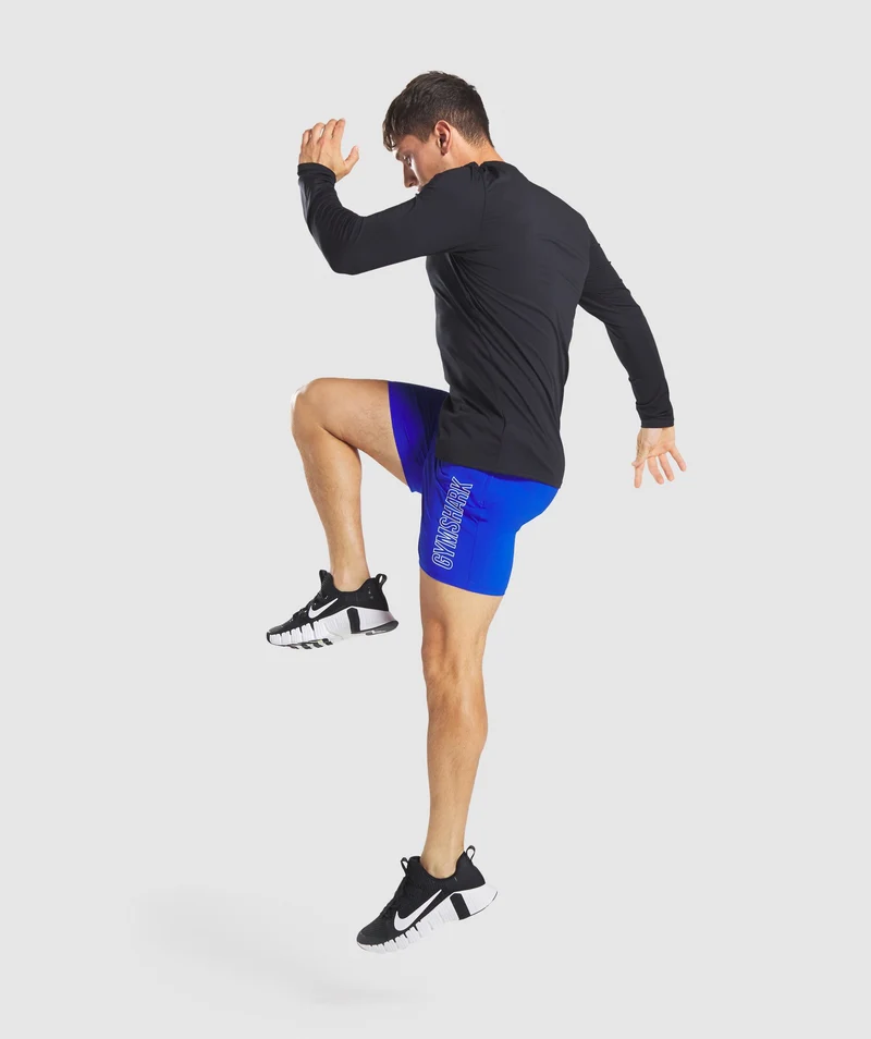 Gymshark Arrival Graphic Shorts - Blue