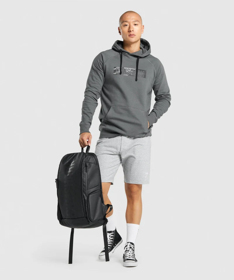 Gymshark Block Infill Hoodie - Charcoal