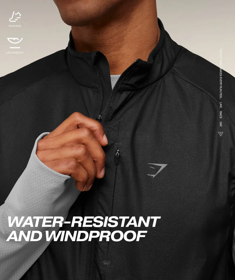 Gymshark Running Elite Lightweight Gilet - Black
