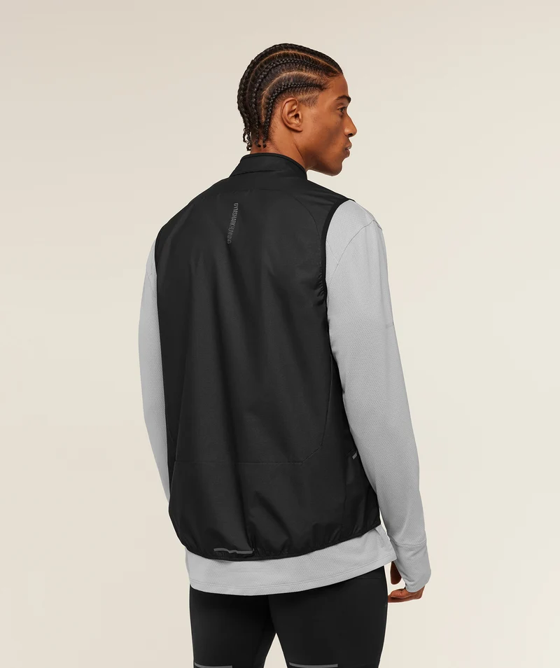 Gymshark Running Elite Lightweight Gilet - Black
