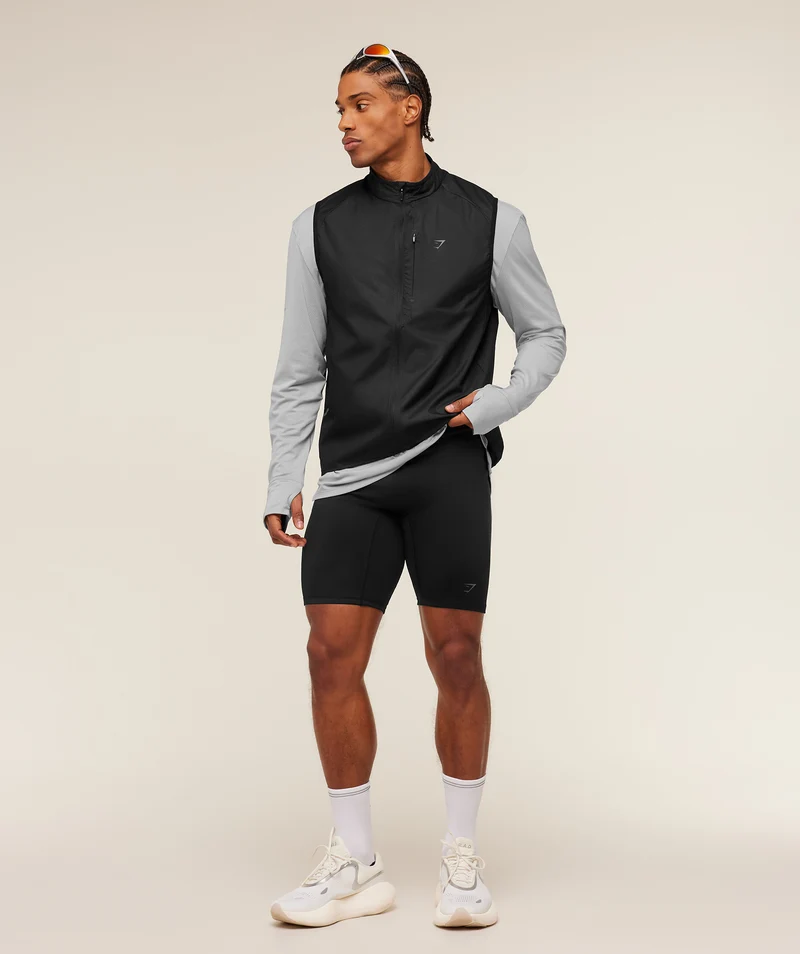 Gymshark Running Elite Lightweight Gilet - Black