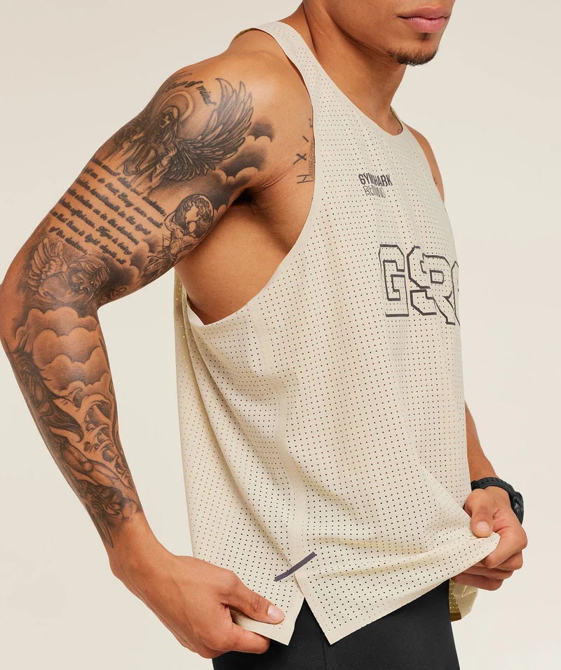 Gymshark Running Elite Race Vest - Pebble Grey