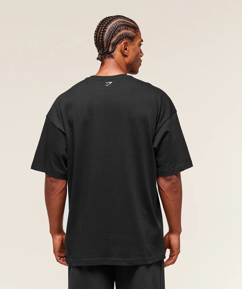 Gymshark Lion Graphic T-Shirt - Black