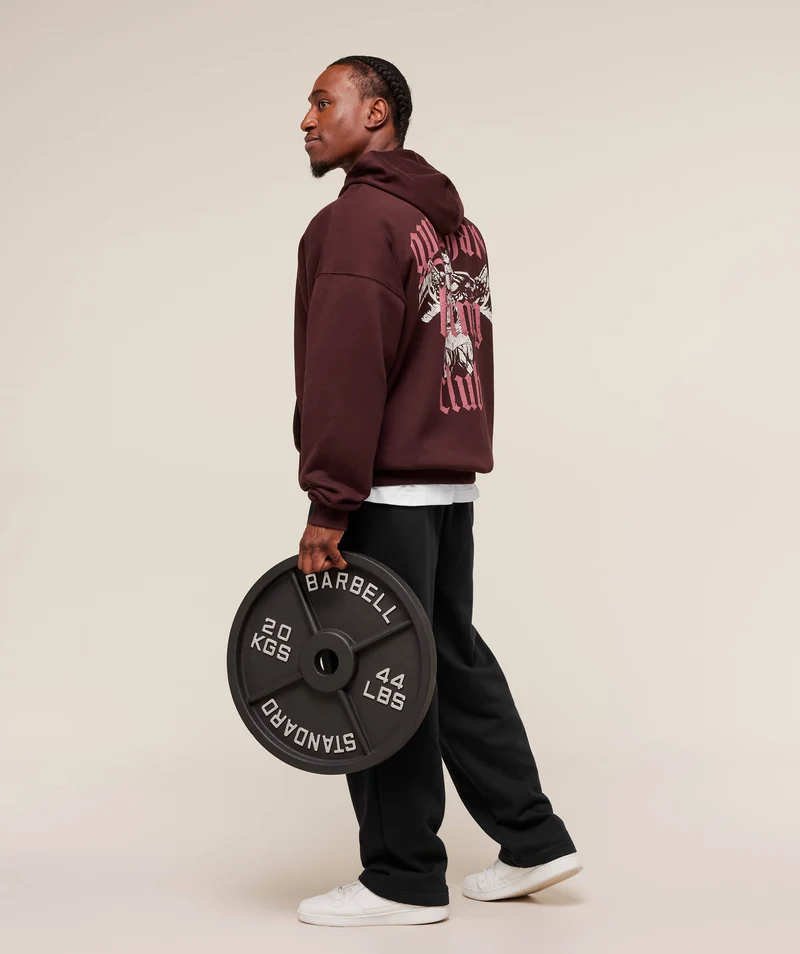 Gymshark Lifting Club Hoodie - Rich Maroon
