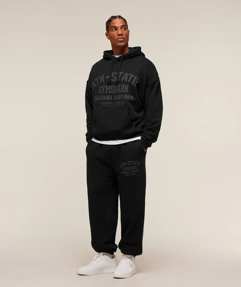 Gymshark Collegiate Joggers - Black