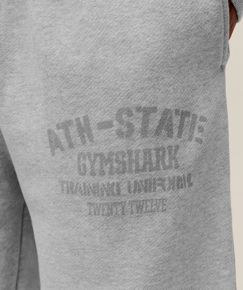 Gymshark Collegiate Joggers - Soft Grey Marl