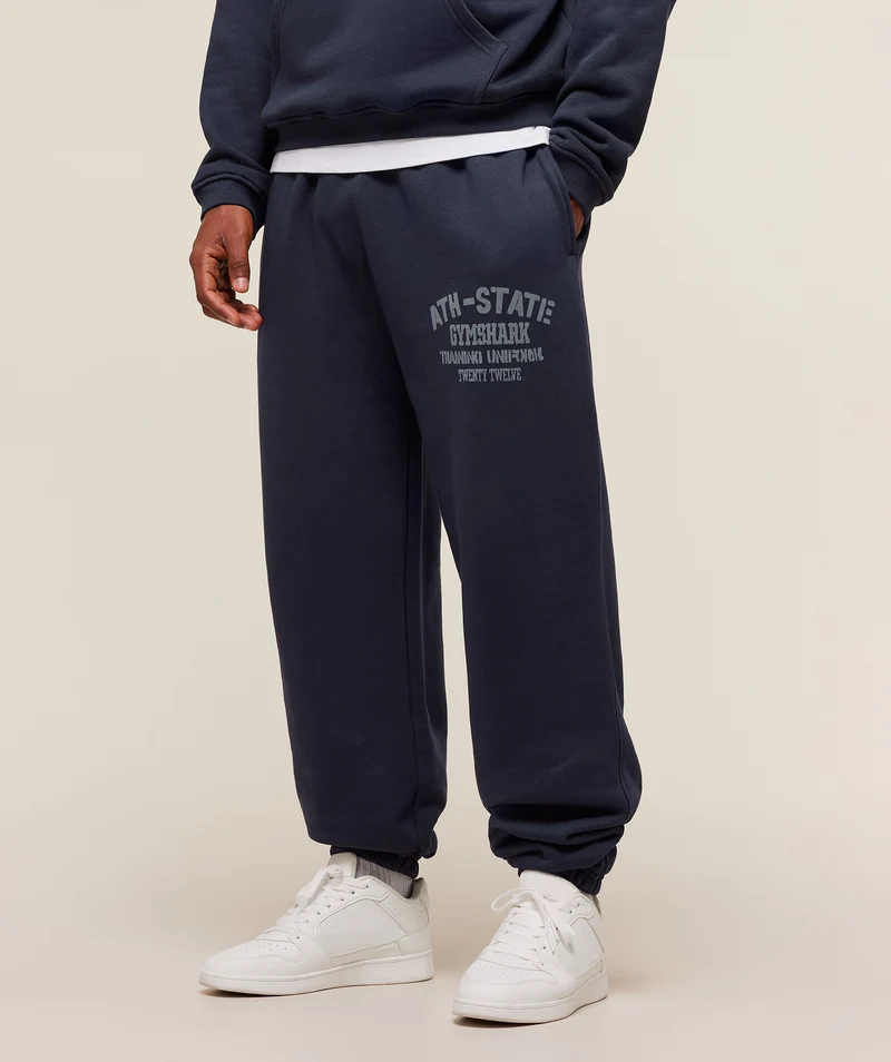 Gymshark Collegiate Joggers - Heavy Blue