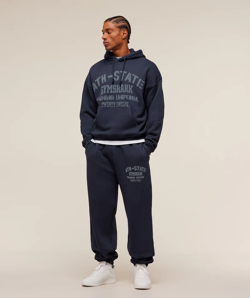 Gymshark Collegiate Joggers - Heavy Blue
