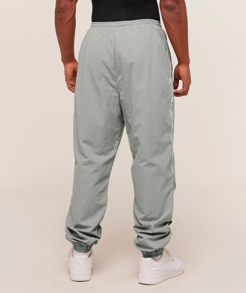 Gymshark Retro Shell Track Pants - Smokey Grey