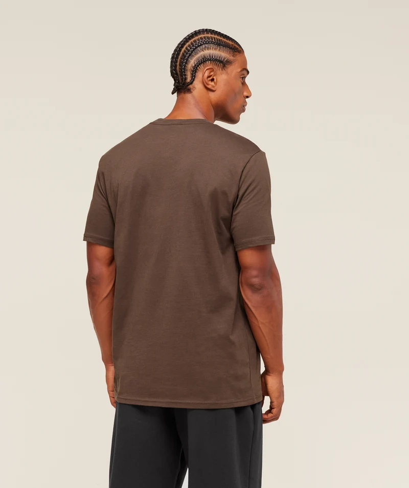 Gymshark Crest T-Shirt - Archive Brown