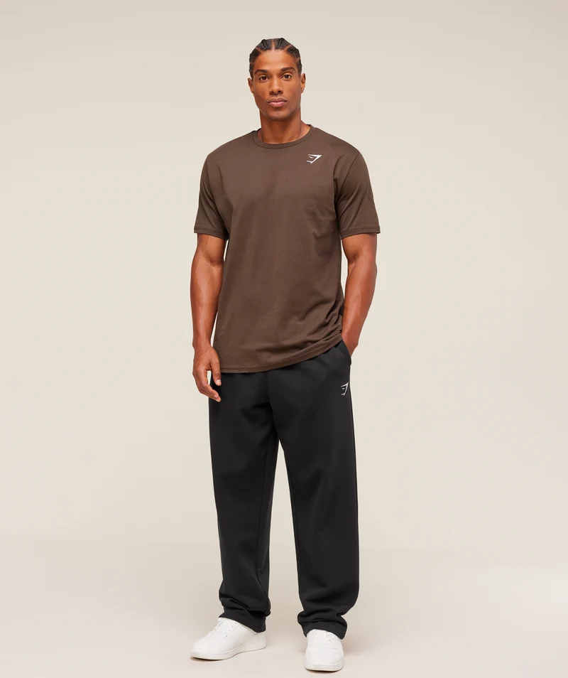 Gymshark Crest T-Shirt - Archive Brown