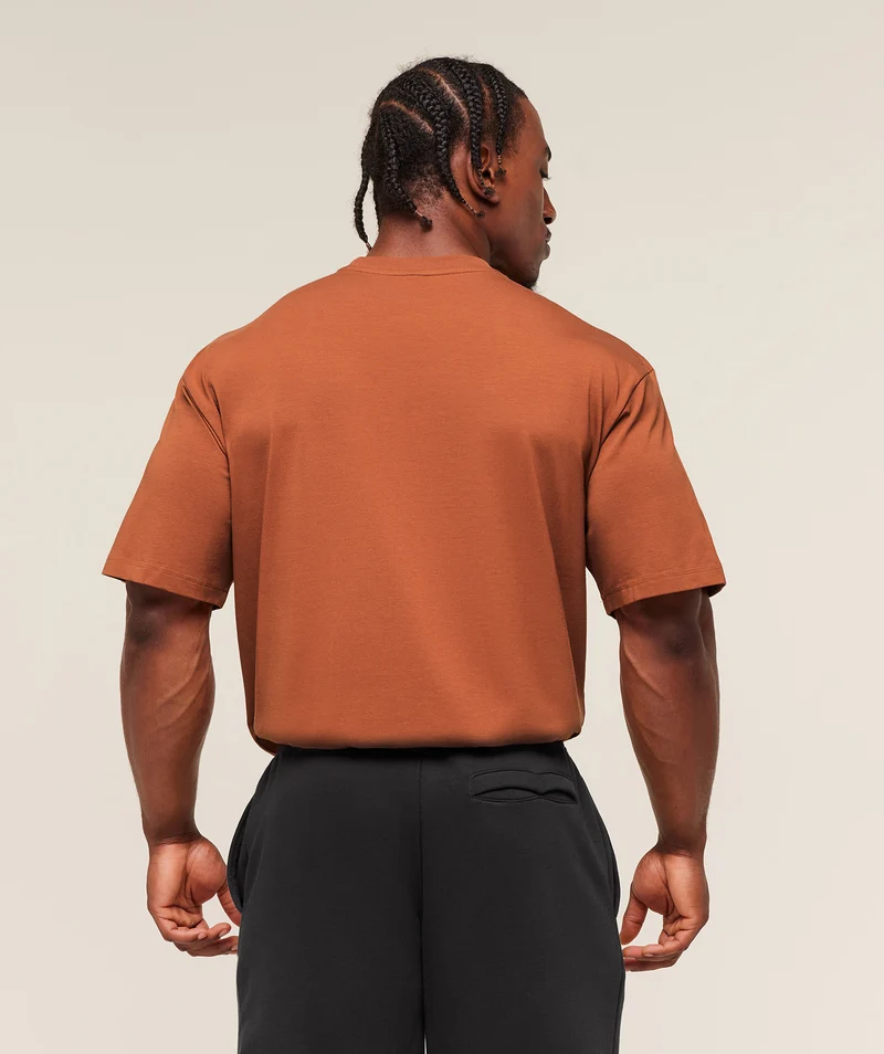 Gymshark Essential Short Sleeve T-Shirt - Spiced Brown