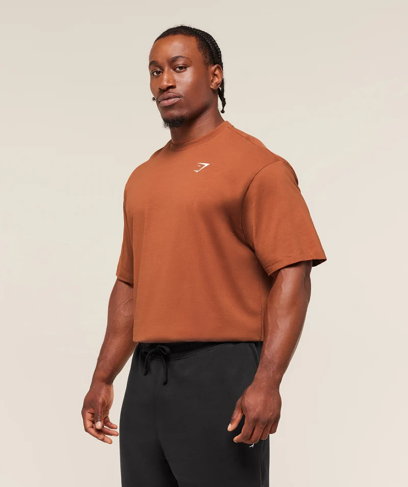 Gymshark Essential Short Sleeve T-Shirt - Spiced Brown