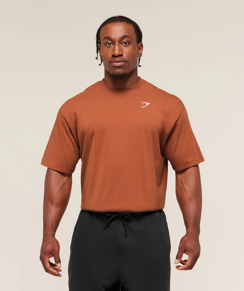 Gymshark Essential Short Sleeve T-Shirt - Spiced Brown