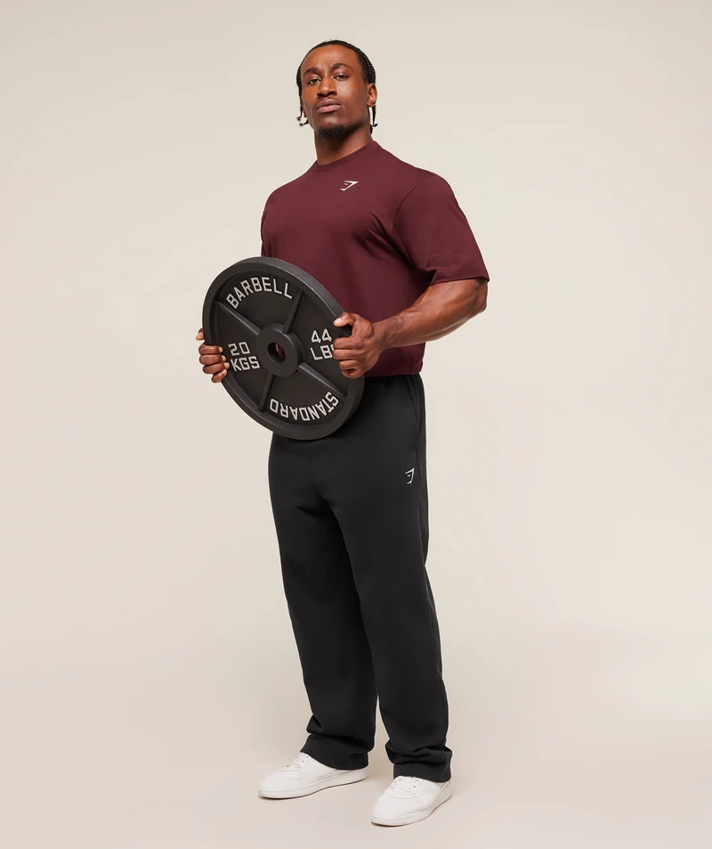 Gymshark Essential Short Sleeve T-Shirt - Rich Maroon