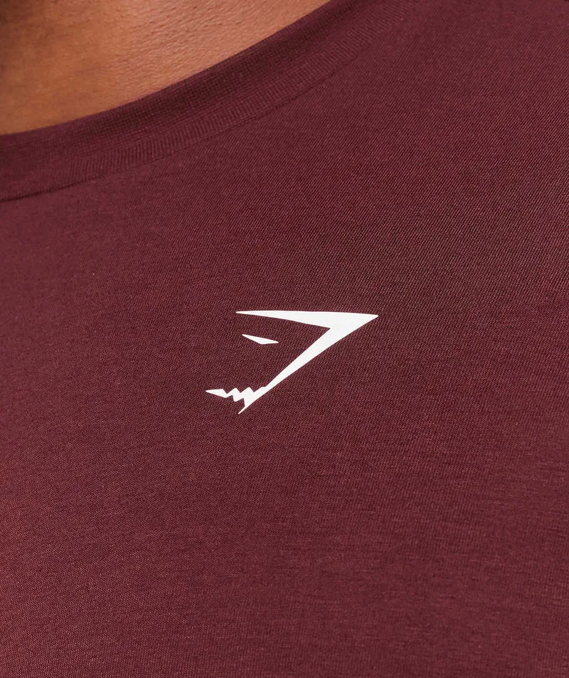 Gymshark Essential Short Sleeve T-Shirt - Rich Maroon