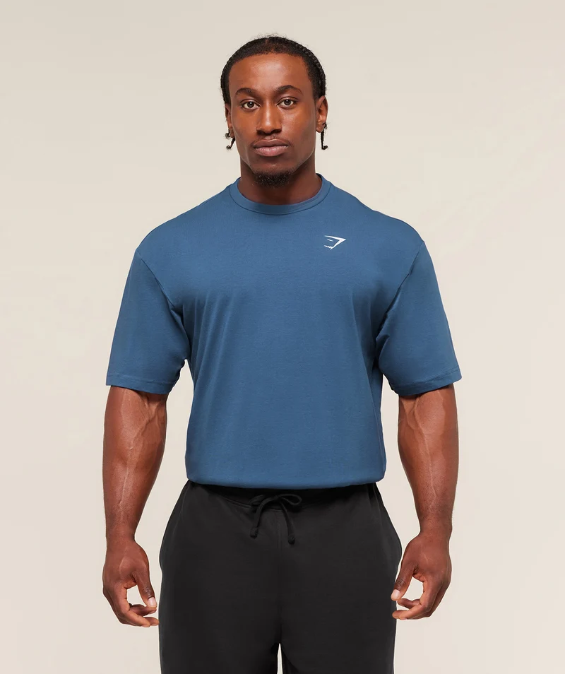 Gymshark Essential Short Sleeve T-Shirt - Compound Blue