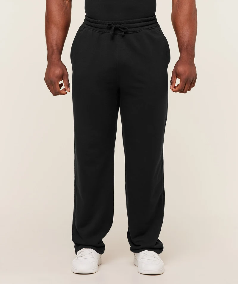 Gymshark Power Straight Leg Pant - Black/Asphalt Grey