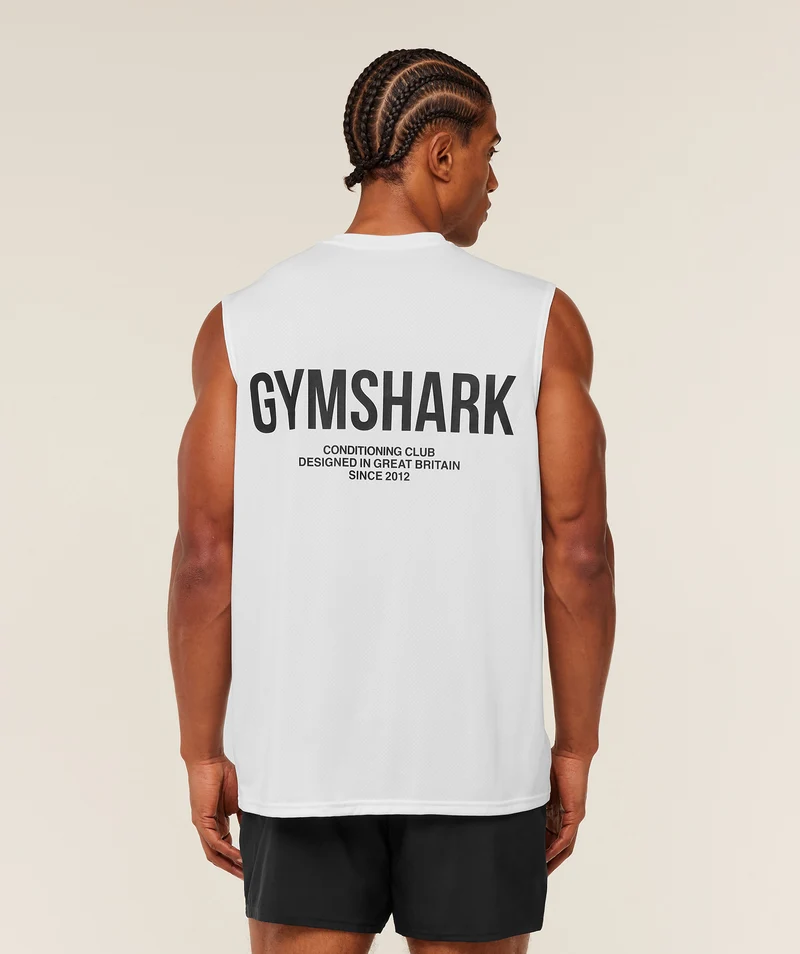 Gymshark Conditioning Club Tank - White