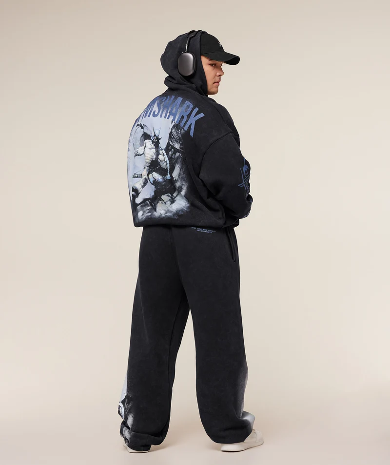 Gymshark Frazetta Graphic Hoodie - Black
