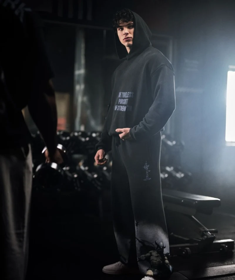 Gymshark Frazetta Graphic Hoodie - Black
