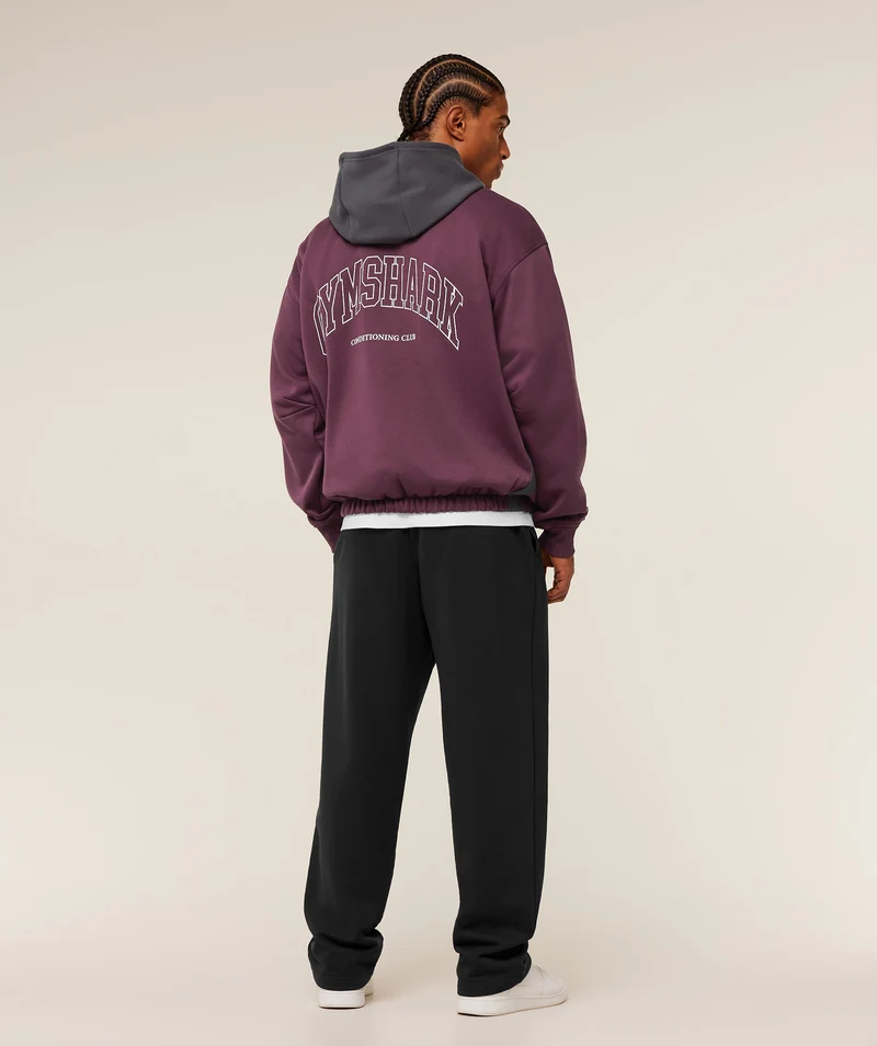 Gymshark Collegiate Tech Hoodie - Impact Burgundy
