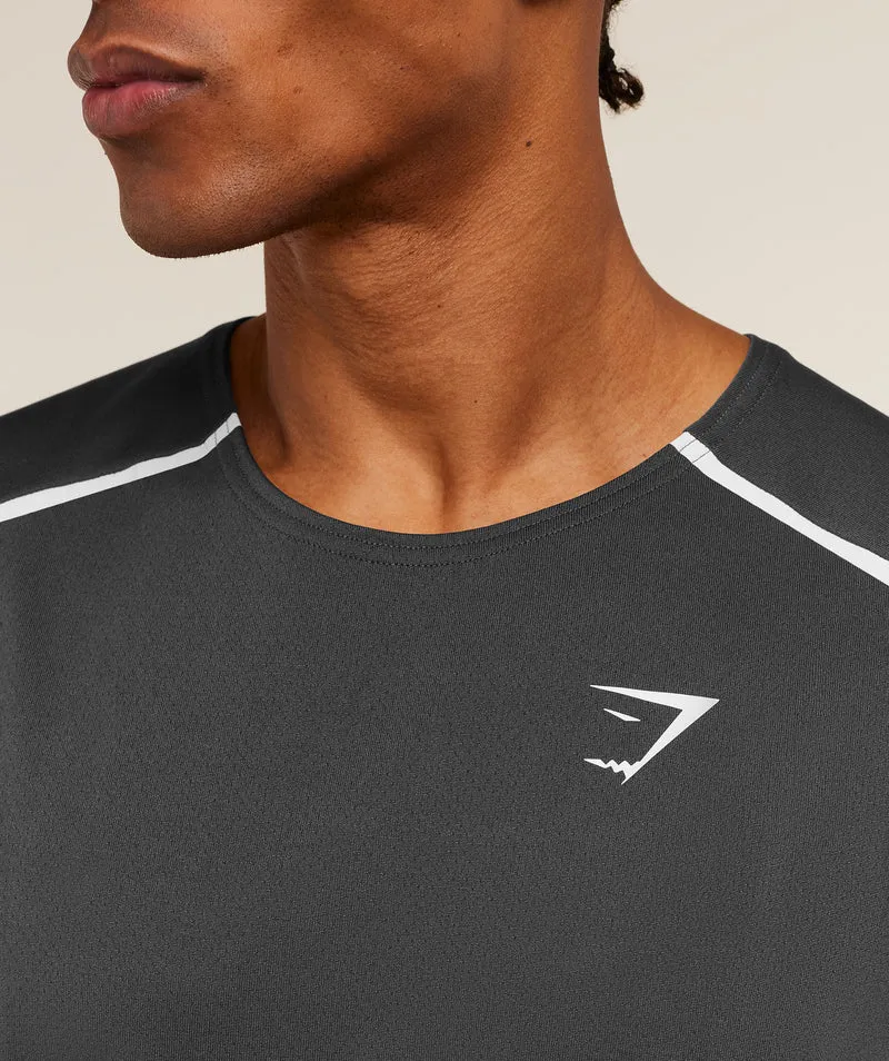 Gymshark Arrival Contrast Tank - Onyx Grey/Black