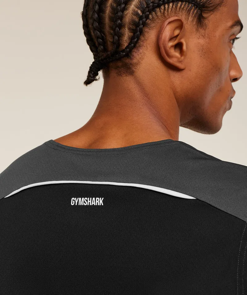 Gymshark Arrival Contrast Tank - Onyx Grey/Black