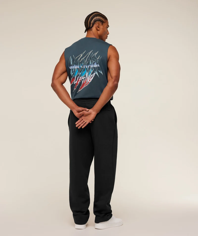 Gymshark Eagle Band Style Graphic Tank - Stealth Blue