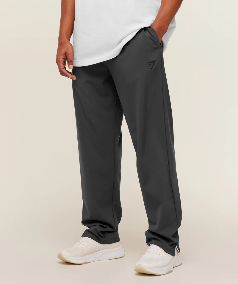 Gymshark Arrival Contrast Pant - Onyx Grey/Black