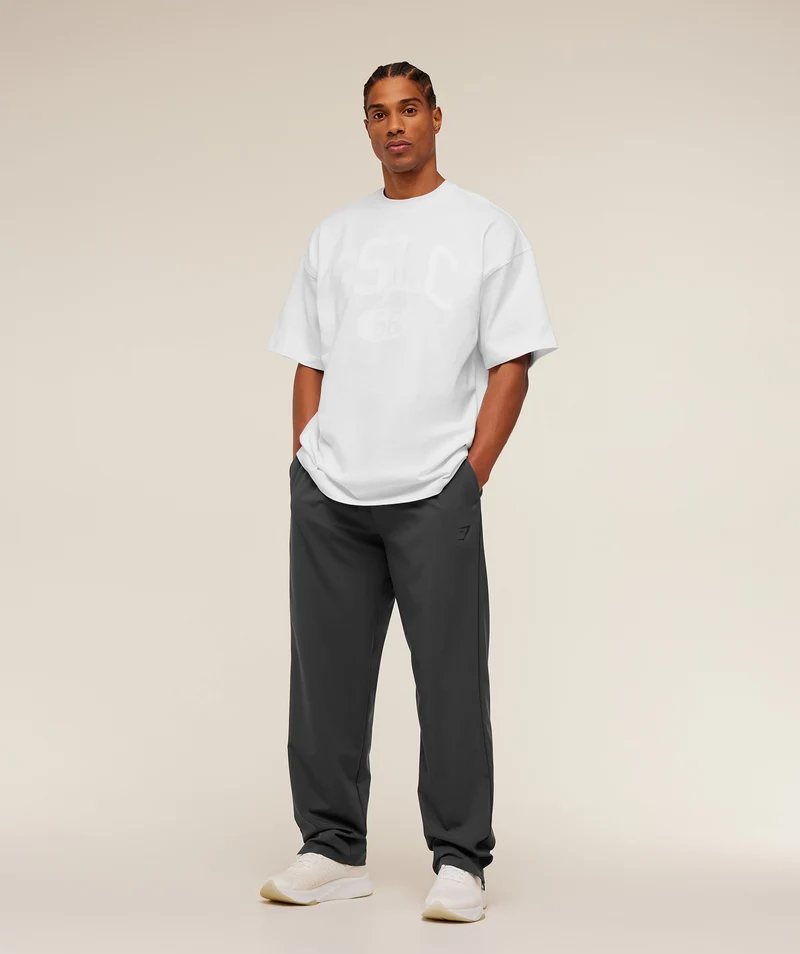 Gymshark Arrival Contrast Pant - Onyx Grey/Black