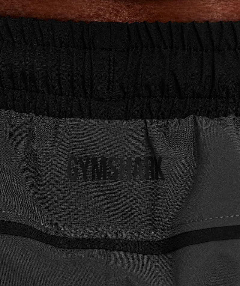 Gymshark Arrival Contrast Pant - Onyx Grey/Black