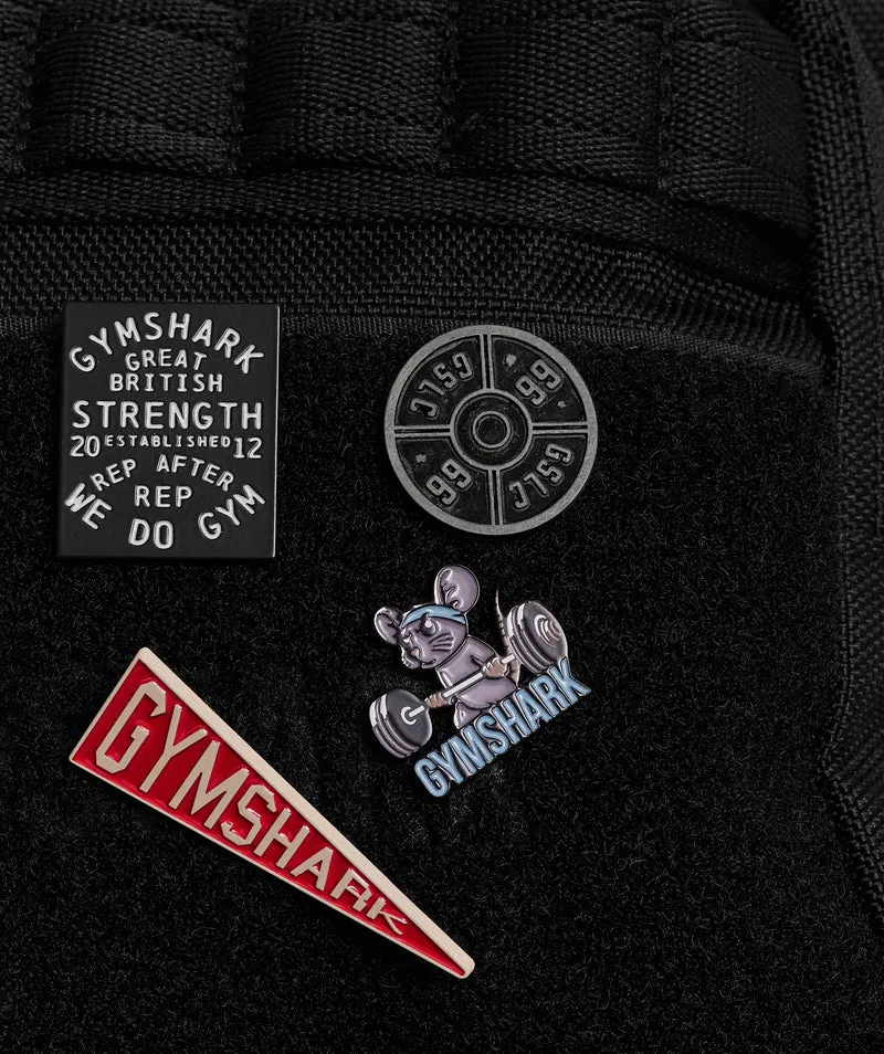Gymshark GS Enamel Pin 4 Pack - Multi Pack 1