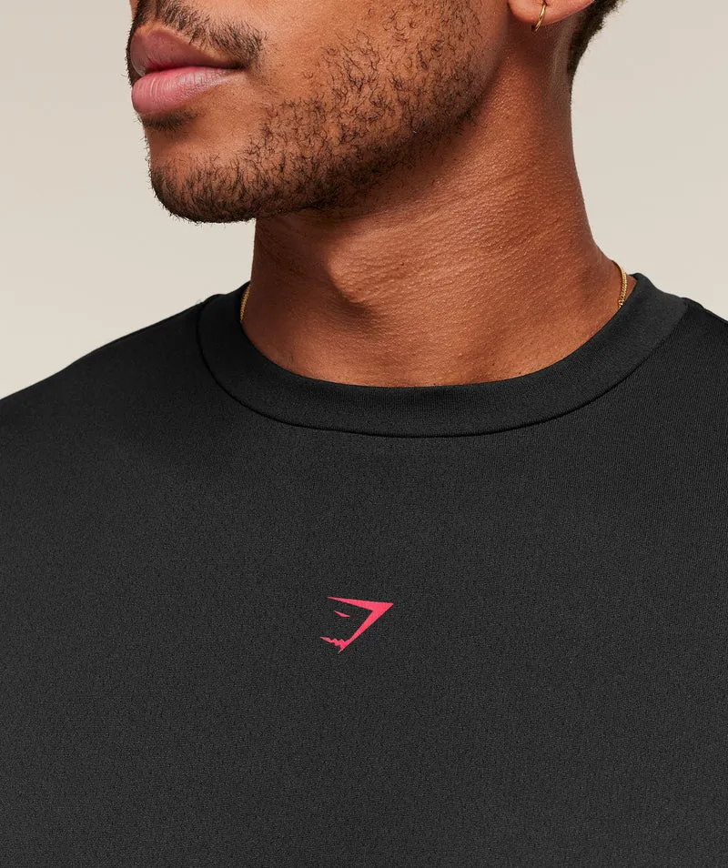 Gymshark Hybrid Athlete T-Shirt - Black