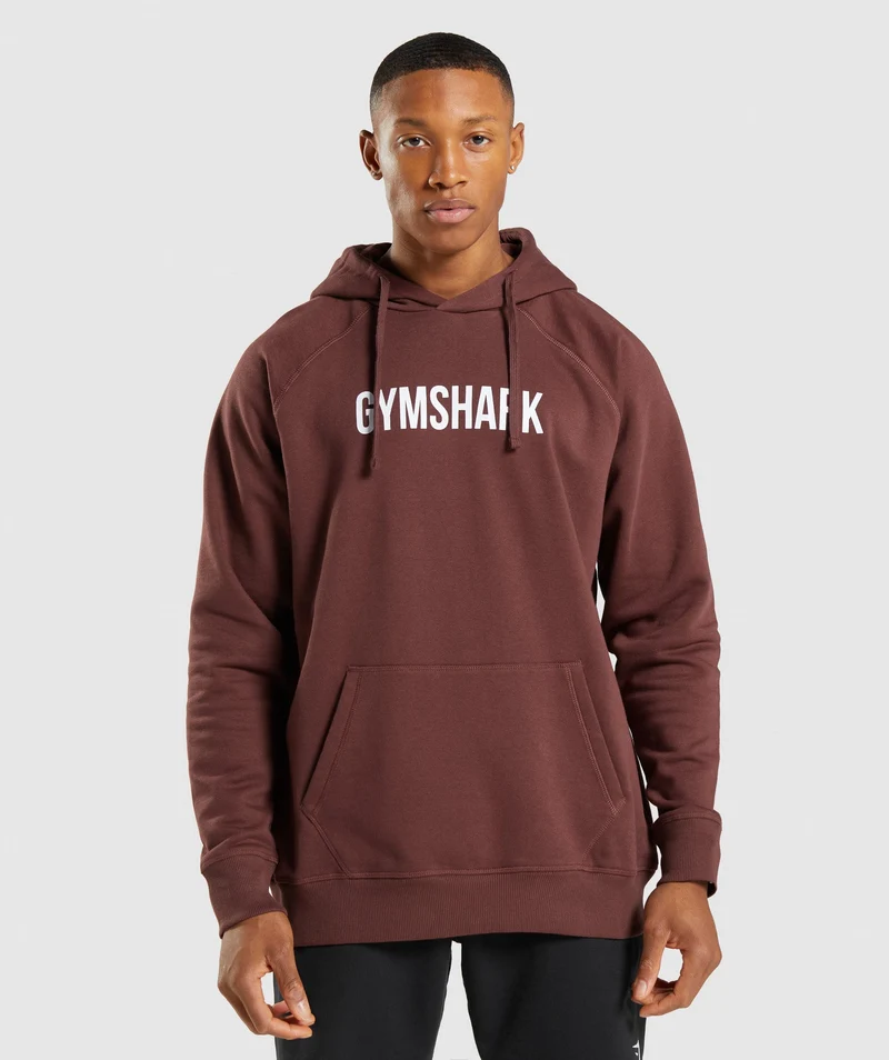 Gymshark Apollo Hoodie - Cherry Brown