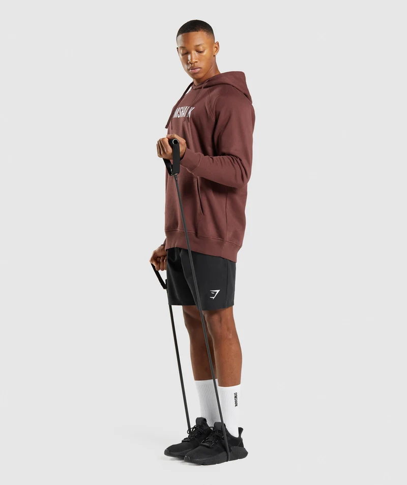 Gymshark Apollo Hoodie - Cherry Brown